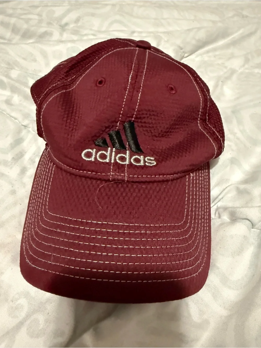 Maroon Adidas Cap